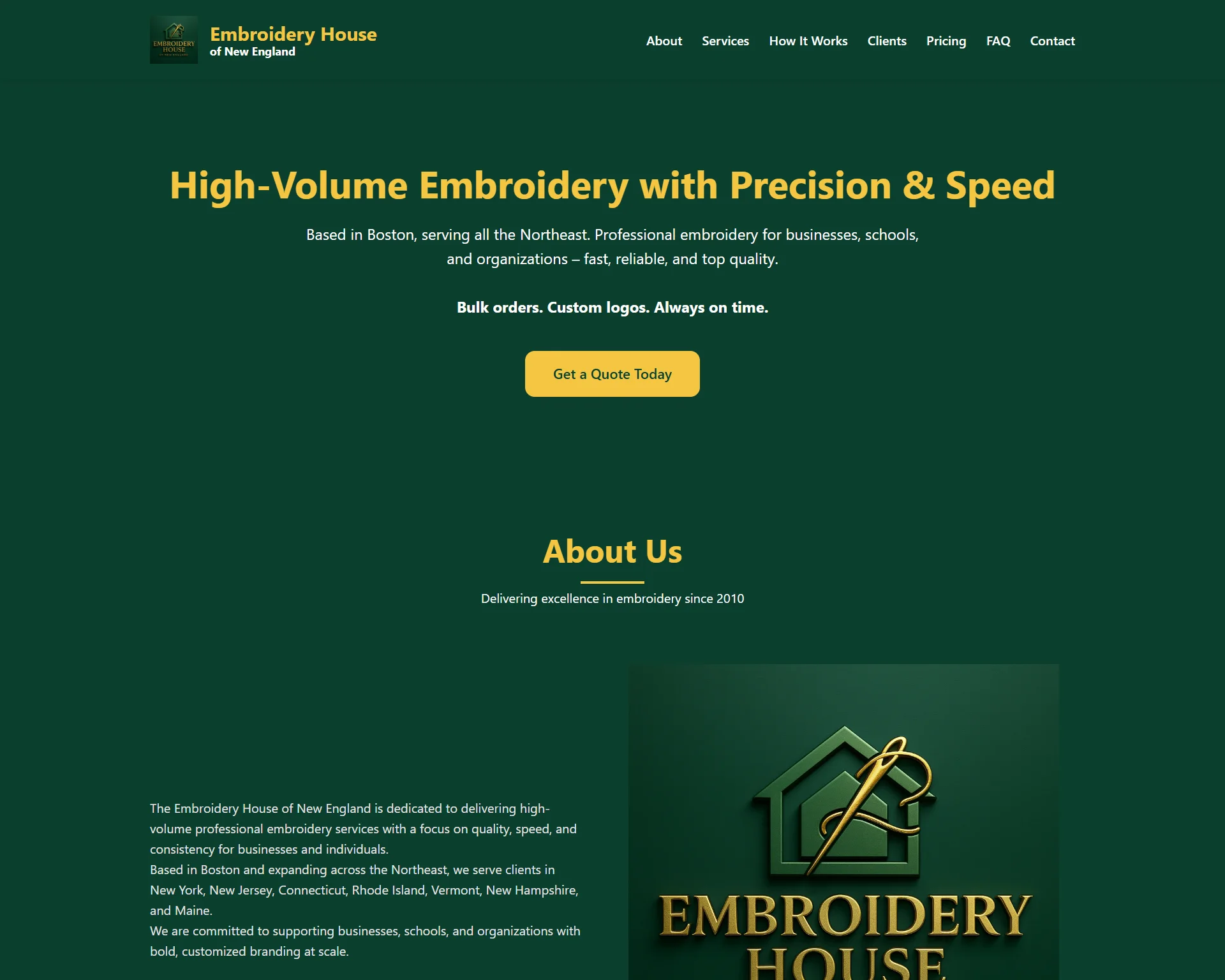 Embroidery House of New England